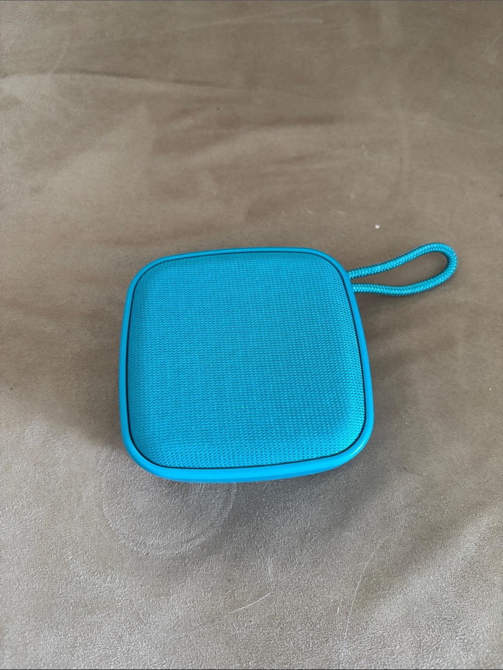 Portable Bluetooth Speaker with Carry Loop - Teal Blue